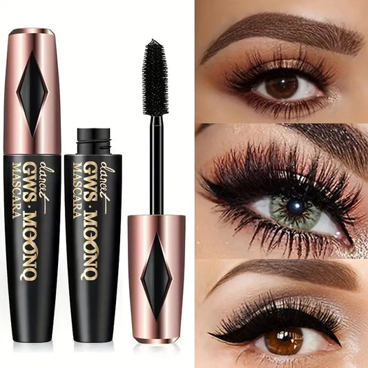 3D FIBER MASCARA LONG BLACK LASHES EXTENSION EYE MAKEUP TOOL, WATERROOF SMUDGE PROOF MASCARA