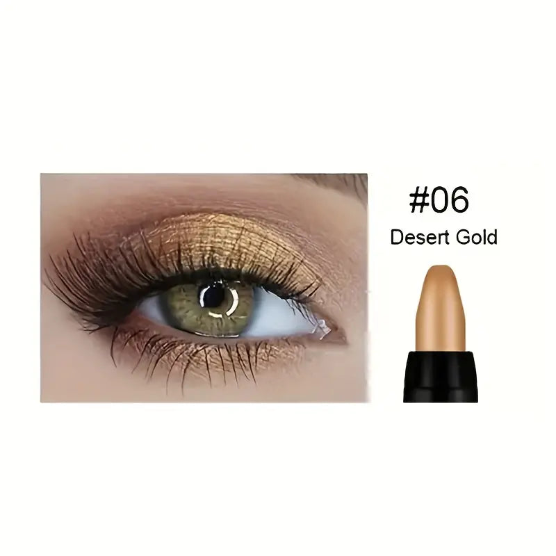 SPARKLING MONOCHROME EYESHADOW STICK - WATERPFROOF , LONG LASTING GLITTER EYE MAKEUP