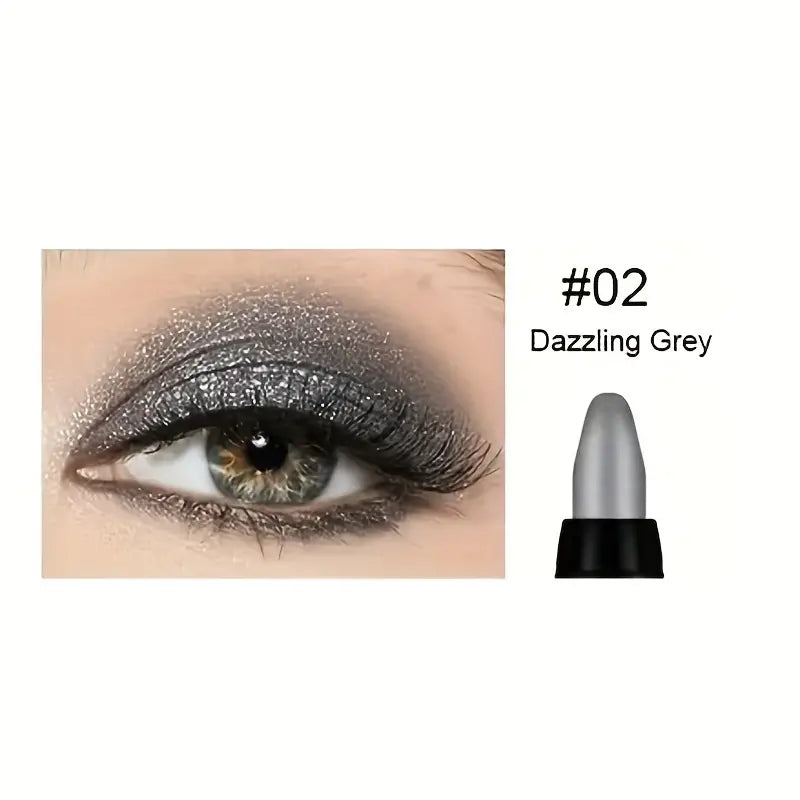 SPARKLING MONOCHROME EYESHADOW STICK - WATERPFROOF , LONG LASTING GLITTER EYE MAKEUP