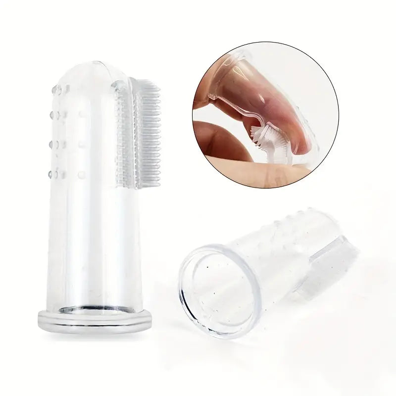 PET FINGER TOOTHBRUSH FOR DOGS AND CATS