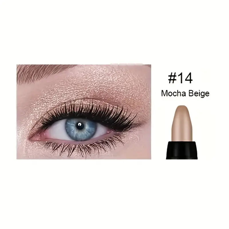 SPARKLING MONOCHROME EYESHADOW STICK - WATERPFROOF , LONG LASTING GLITTER EYE MAKEUP