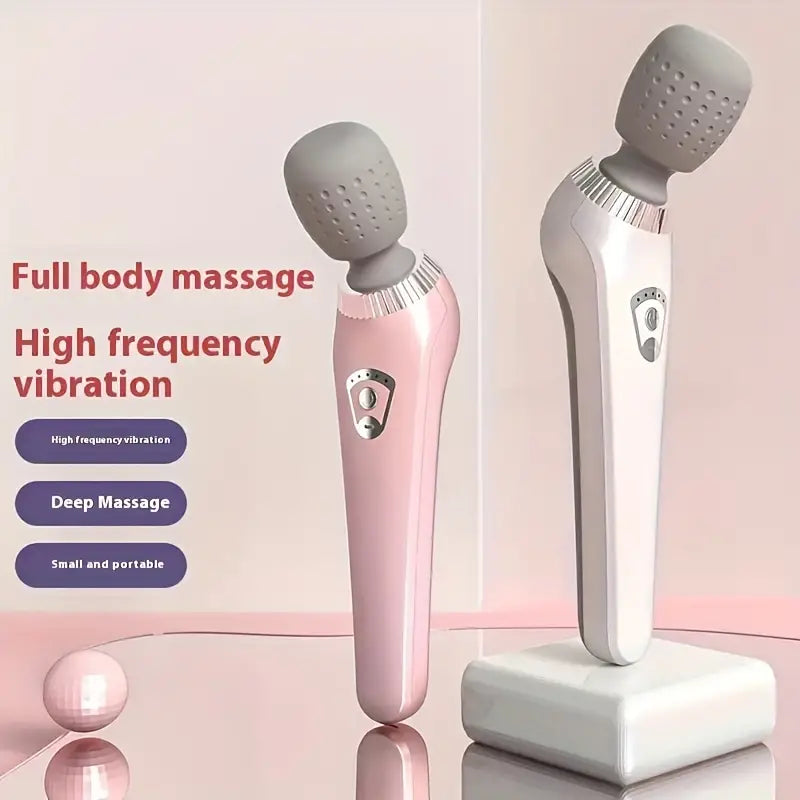 PORTABLE HANDHELD MASSAGER, USB RECHARGEABLE, MULTIFUNCTIONAL