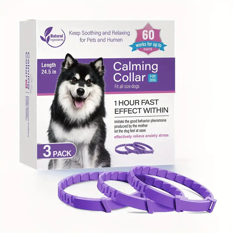 3PIECE  DOGS CALMING PHEROMONES COLLAR