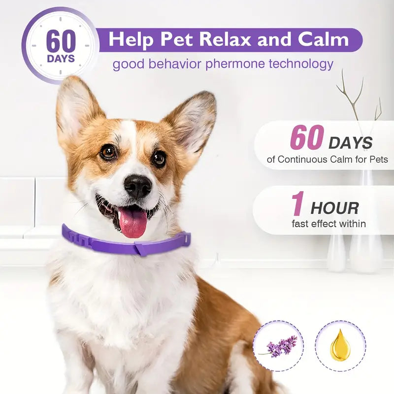 3PIECE  DOGS CALMING PHEROMONES COLLAR